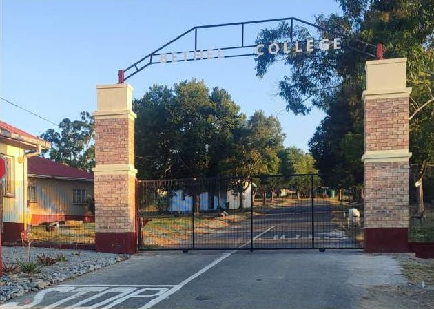 The new Bethel College entrance gate, built by ABA campers in 2023